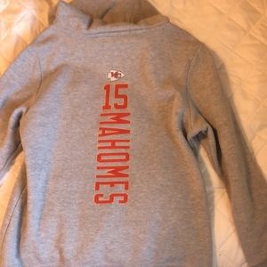 Gray Patrick Mahomes Chiefs Hoodie - Size Medium from NFL Fanatics Pro Line